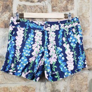Lilly Pulitzer 4 Floral Foxglove Callahan Shorts